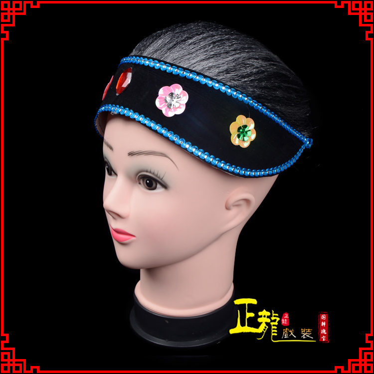 河南老旦媒婆穷老太婆假发套 老旦头套