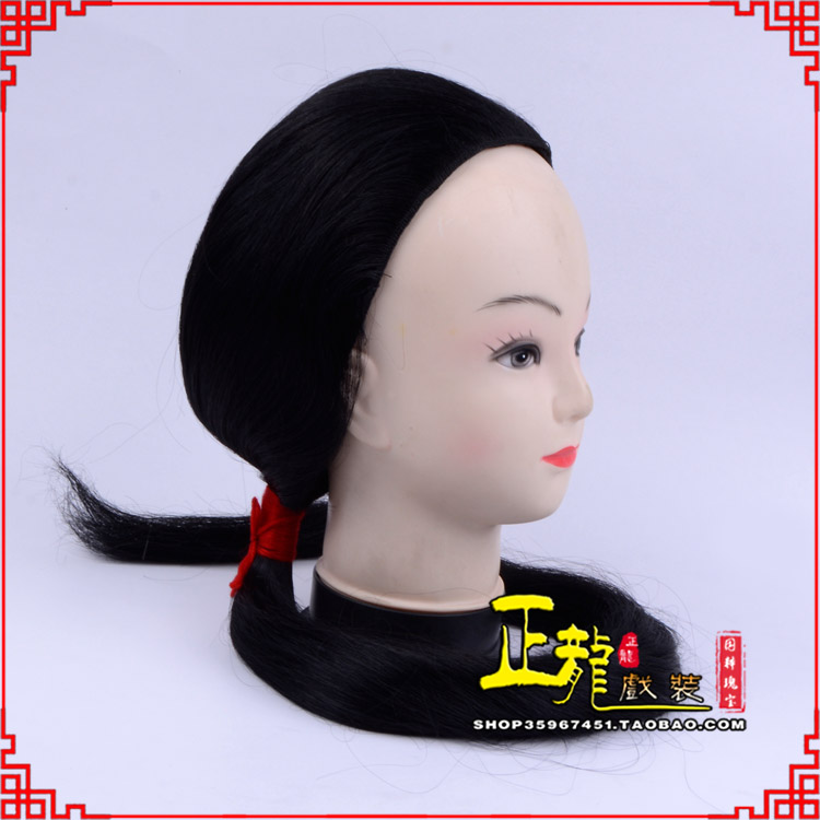 河南古装影视演出头套花旦假发 真发古装发