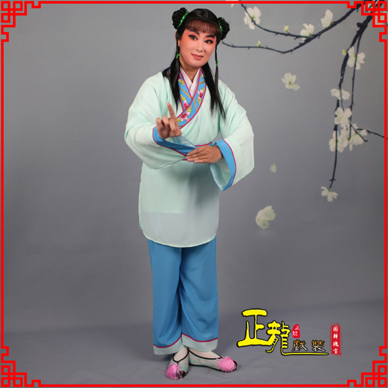 河南歌仔戏童生小孩影视银心四九服 书童衣