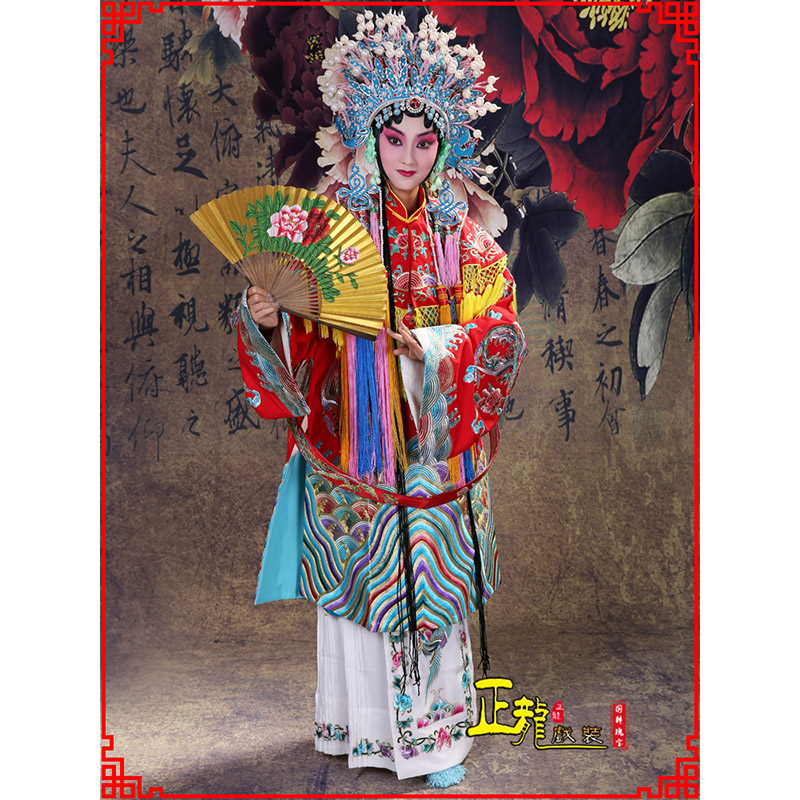 河南凤袍杨贵妃贵妃醉酒 软绉团凤女蟒