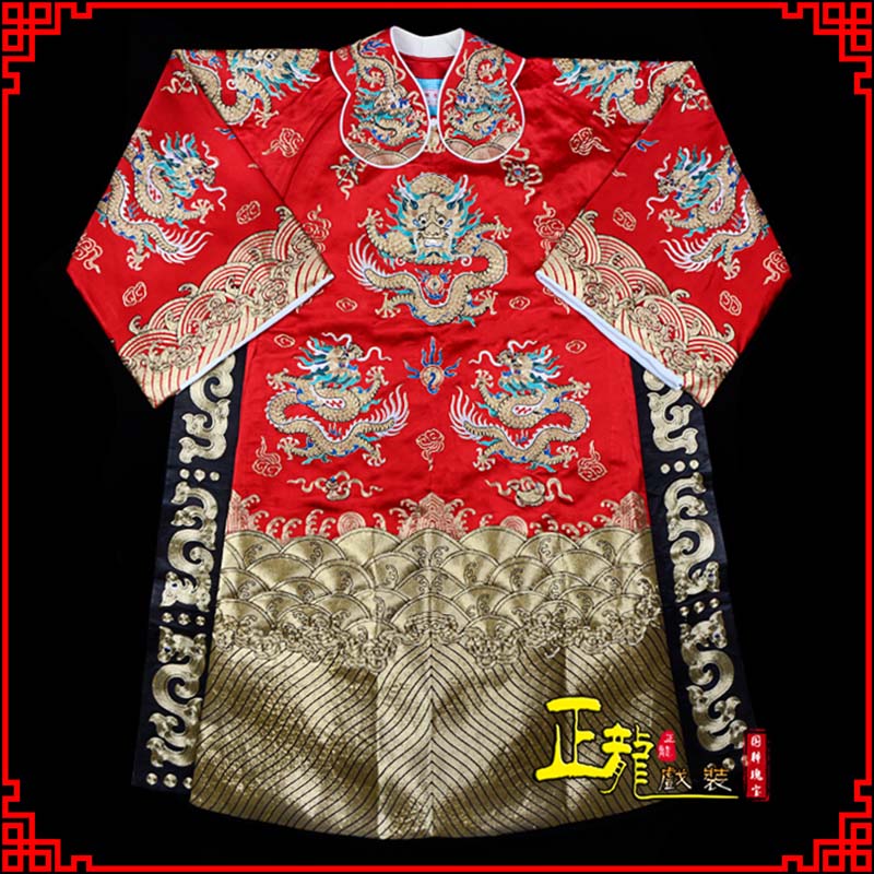 河南皇帝蟒袍全金八宝团龙蟒